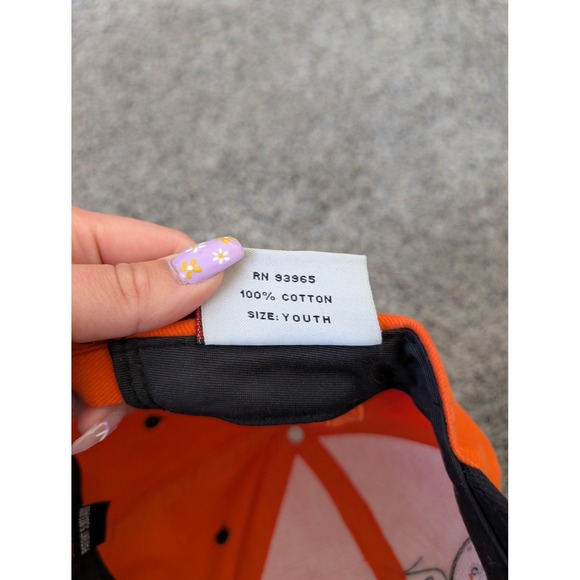 NASCAR Tony Stewart 2002 Champion Hat Chase Authentics Youth Orange Black Cap 20 - Picture 4 of 6